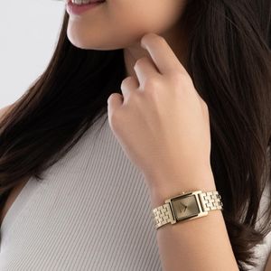 Preview image of Boss Lucy 24.5mm Gold Plated Steel Gold Dial Quartz Watch 