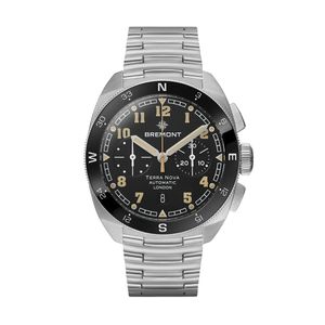 Preview image of Bremont Terra Nova 42.5mm Steel Black Dial Bracelet Watch 