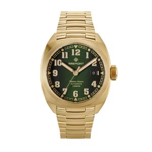 Preview image of Bremont Terra Nova 40.5mm Bronze Date Green Bracelet Watch