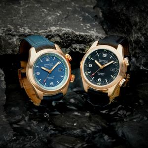 Bremont Bronze Argonaut 42mm Black Fabric Strap Watch