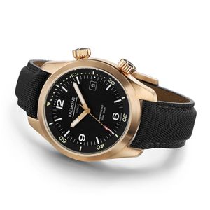 Bremont Bronze Argonaut 42mm Black Fabric Strap Watch