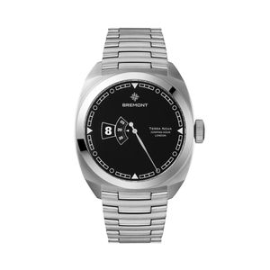 Preview image of Bremont Terra Nova Jumping Hour 40mm Black Steel Bracelet Watch