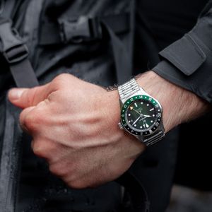 Preview image of Bremont Supermarine 300M 40mm GMT Green Bracelet Watch