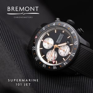 Bremont Supermarine Chrono Jet 43mm Rubber Strap Watch