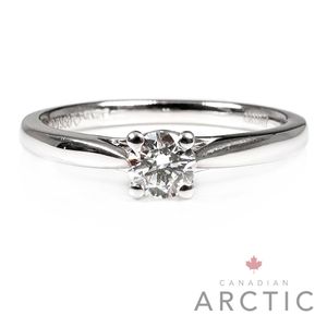 Preview image of Platinum 0.20ct Canadian Arctic Round Brilliant Diamond Solitaire 
