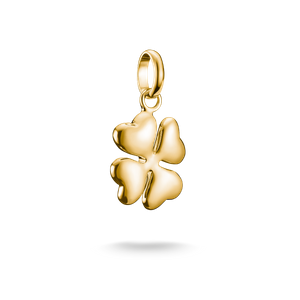 Preview image of Thomas Sabo 3D Lucky Clover Gold Plated Connect Charm 