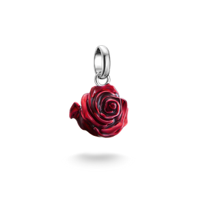 Preview image of Thomas Sabo Red Rose Silver Connect Charm 