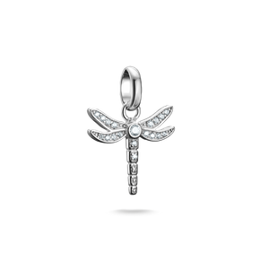 Preview image of Thomas Sabo Dragonfly With Stones Silver Connect Charm 