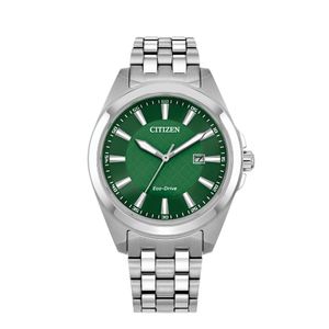 Preview image of Citizen Men's 41mm Green Bracelet Eco Drive Watch 
