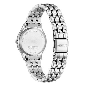 Citizen Ladies' 26mm Silhouette Diamond Blue Mother Of Pearl Dial Bracelet Eco Drive Watch