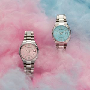 Citizen Tsuyosa 37mm Pink Steel Automatic Watch 