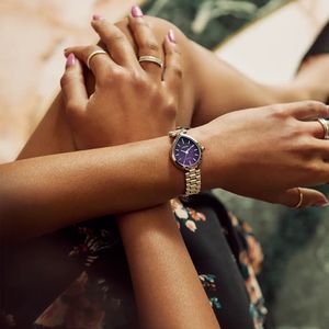 Preview image of Citizen L Rainell 26mm Steel Purple Eco-Drive Bracelet Watch 