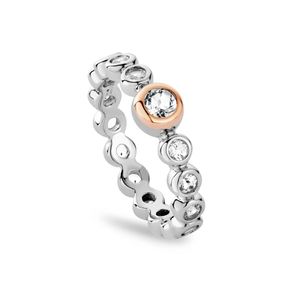 Preview image of Clogau Celebration White Topaz Silver Ring