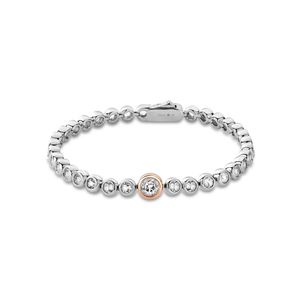 Preview image of Clogau Celebration White topaz Silver Tennis Bracelet