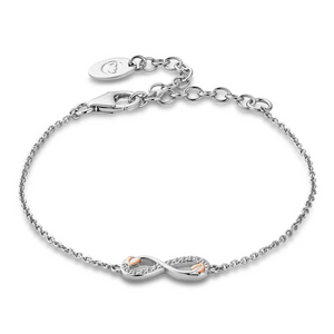 Preview image of Clogau Tree Of Life Infinity White Topaz Silver Bracelet
