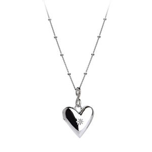 Preview image of Hot Diamonds Romantic Small Heart Locket with Beaded Chain