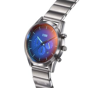 Storm Gents Crusader Lazer Blue Bracelet Watch