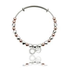 Preview image of Hot Diamonds Emozioni Rose Heart Bangle