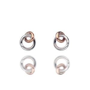 Hot Diamonds Eternal Interlocking Rings Earrings