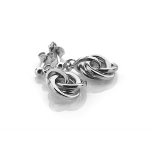 Preview image of Hot Diamonds Calm Interlocking Rings Earrings 