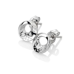 Preview image of Hot Diamonds Quest Circle Multi Dot Stud Earrings 