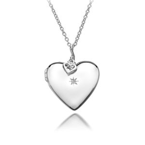 Preview image of Hot Diamonds Memories Confident Romantic Heart Locket