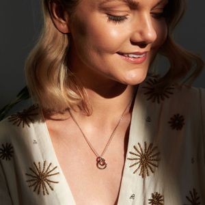 Hot Diamonds Eternal Interlocking Rings Pendant