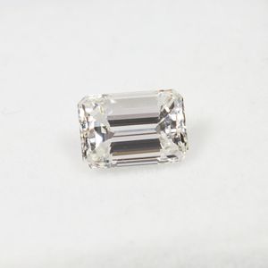 'Miracle on 34th Street' Platinum 1.98ct Emerald Cut Diamond Shoulder Set Solitaire