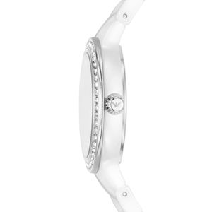 Emporio Armani Cleo 32mm White Ceramic Quartz Bracelet Watch