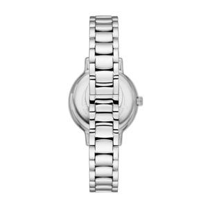 Emporio Armani Cleo 32mm Steel Mother of Pearl Stone Set Quartz Bracelet Watch