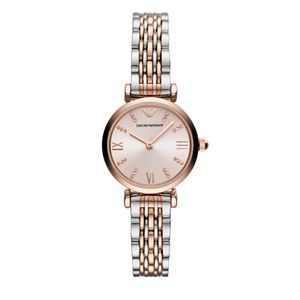 Preview image of Emporio Armani Gianni 28mm Steel Blush Bi-colour Quartz Bracelet Watch