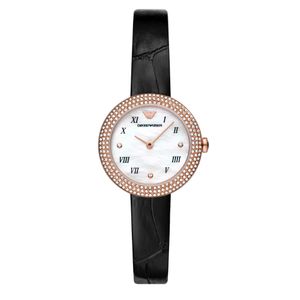 Preview image of Emporio Armani Rosa 30mm Rose Gold Plated Quartz Strap Watch