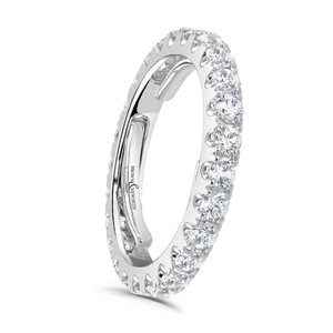 Preview image of Platinum 3.3mm Evolution Ladies 2.00ct Diamond Eternity Ring 