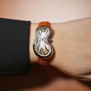 Preview image of Exaequo Classic Stainless Steel Red Quartz Leather Strap Watch 