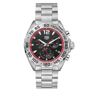 Preview image of TAG HEUER FORMULA 1 CHRONOGRAPH BLACK AND RED BRACELET WATCH