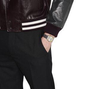 Gucci G-Flat 30mm Two-Tone Silver Quartz Steel Bracelet Watch 