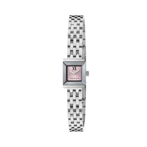 Preview image of Gucci G-Frame 18mm Pink Diamond Quartz Bracelet Watch