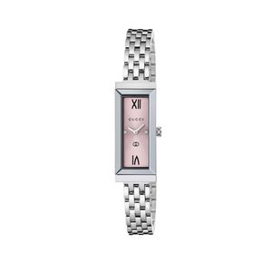 Preview image of Gucci G-Frame 34mm Pink Diamond Quartz Bracelet Watch