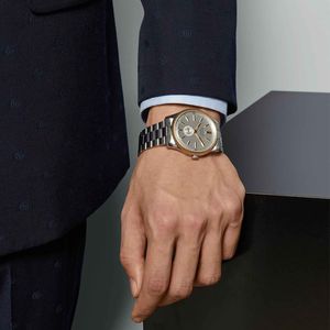 Gucci G-Timeless 40mm Bi - Colour Automatic Bracelet Watch