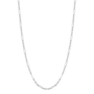 Preview image of 9ct White Gold Mini Multilink Necklace 
