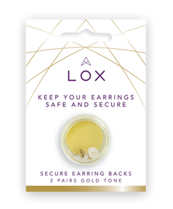 Preview image of Connoisseurs LOX Gold Tone Earring Backs (2 pairs)