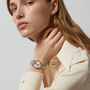 Gucci G- Timeless 29mm Pink Quartz Slim Bracelet Watch 