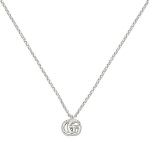 Preview image of Gucci GG Marmont Sterling Silver Necklace 38cm-42cm