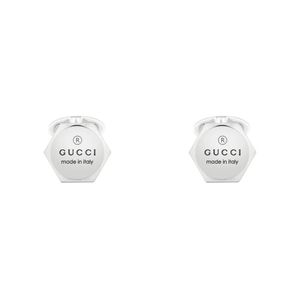 Preview image of Gucci Trademark Hexagon Silver Cufflinks