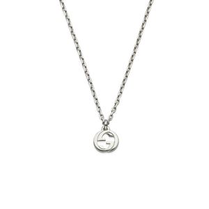 Preview image of Gucci Interlocking Sterling Silver Chain Necklace 45-50cm
