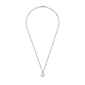 Gucci Interlocking Sterling Silver Chain Necklace 45-50cm
