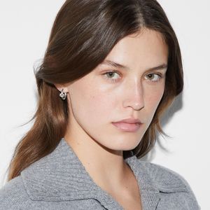 Gucci Interlocking Silver 17.5mm Hoop Earrings 