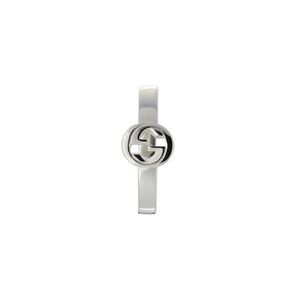 Preview image of Gucci Interlocking Silver 17.5mm Hoop Earrings 