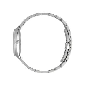Gucci Interlocking 29mm Silver & Rose Gold Diamond Quartz Bracelet Watch
