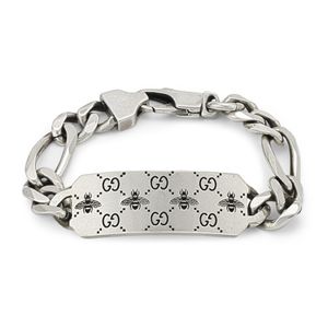 Preview image of Gucci Signature Double G and Bee Bracelet 